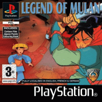 Legend of Mulan PAL Playstation PAL box art